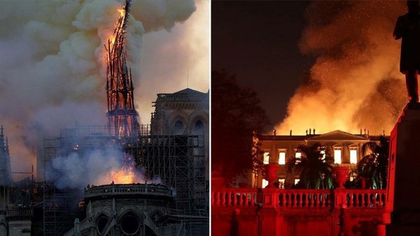 Baixas doações a Museu Nacional geram críticas e comparação com Notre-Dame
