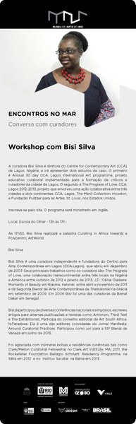 Workshop de curadoria com Bisi Silva no MAR