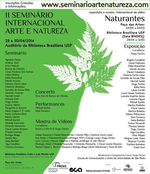 ECA realiza II Seminário Internacional Arte e Natureza