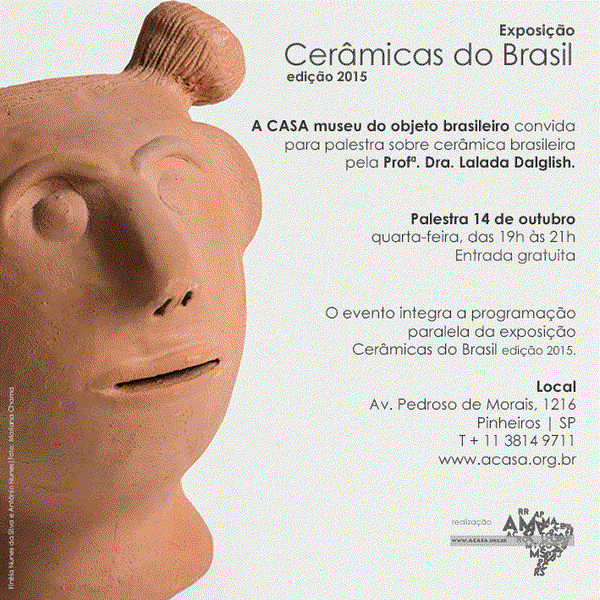 Convite | Palestra Cerâmica Brasileira