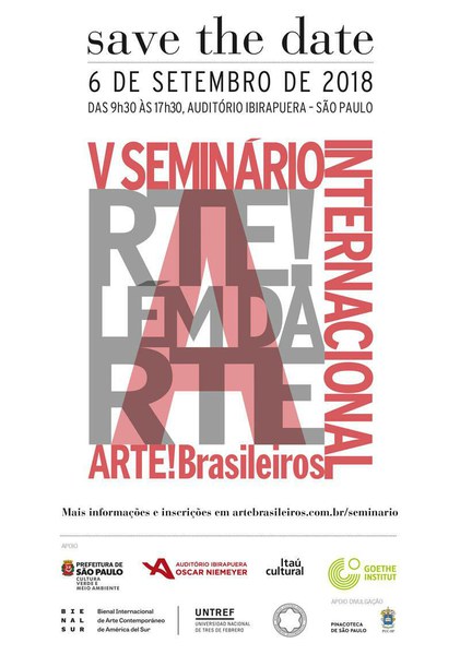 V Seminário ARTE!Brasileiros: ARTE além da ARTE