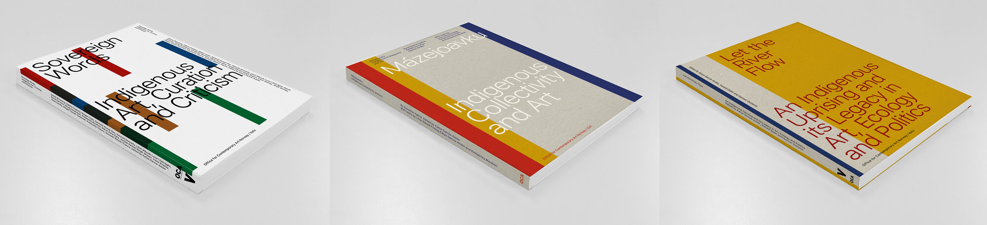 Out now: a trilogy of new Indigenous writing, published by Office for Contemporary Art Norway (OCA)