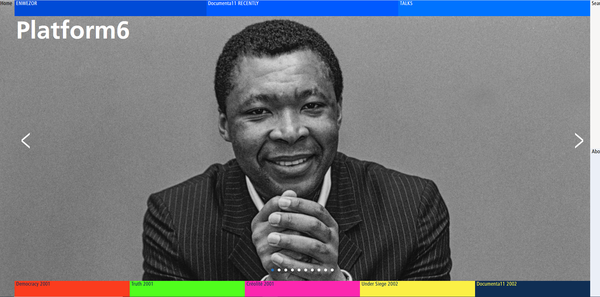 documenta archiv announces Platform6, a virtual platform honoring Okwui Enwezor