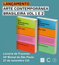 Lançamento do Livro  Arte Contemporânea Brasileira - Bienal na Livraria da Travessa 27/11