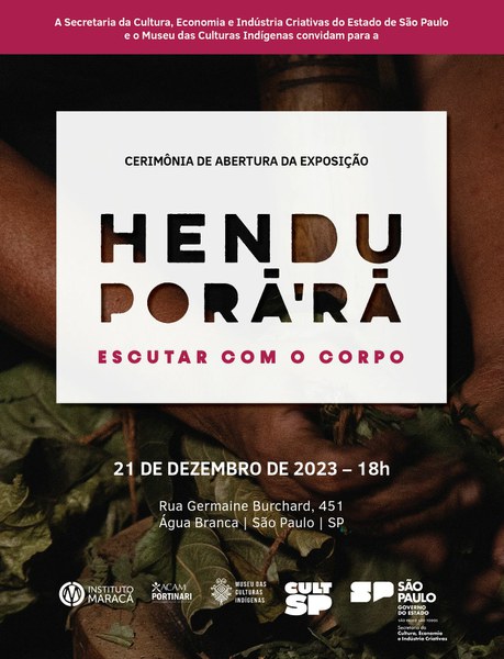 Cerimônia de abertura da exposição - HENDU PORÃ RÃ