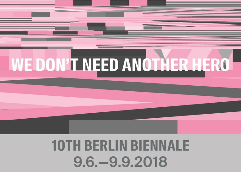 Comunicação visual da 10a Bienal de Berlim de Arte Contemporânea, 2018,