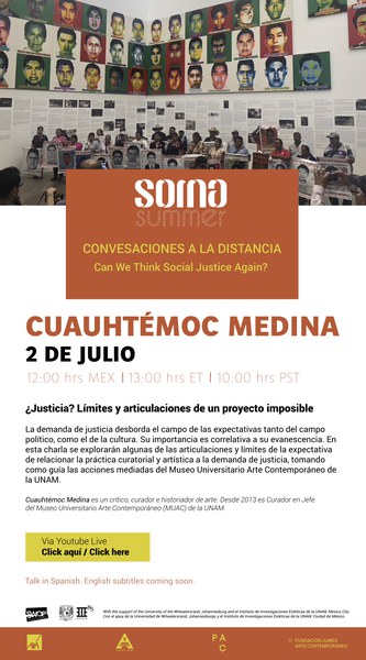 Conversaciones a la Distancia | Cuauhtémoc Medina - 02/07/2020