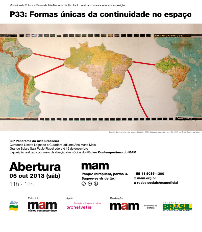 Abertura da exposição : P33 - Formas únicas da continuidade no espaço 