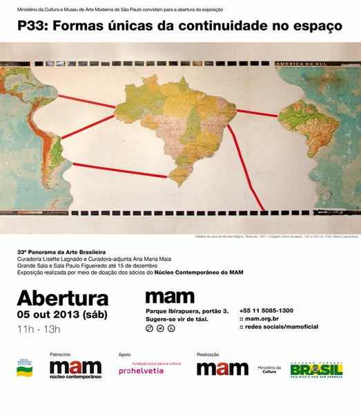 Abertura da exposição : P33 - Formas únicas da continuidade no espaço 