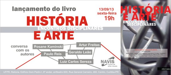 Lançamento do livro História e arte: encontros disciplinares