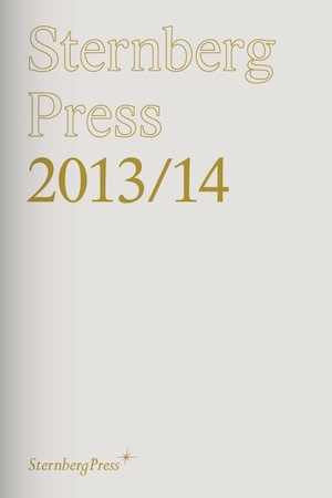 Sternberg Press fall titles and events