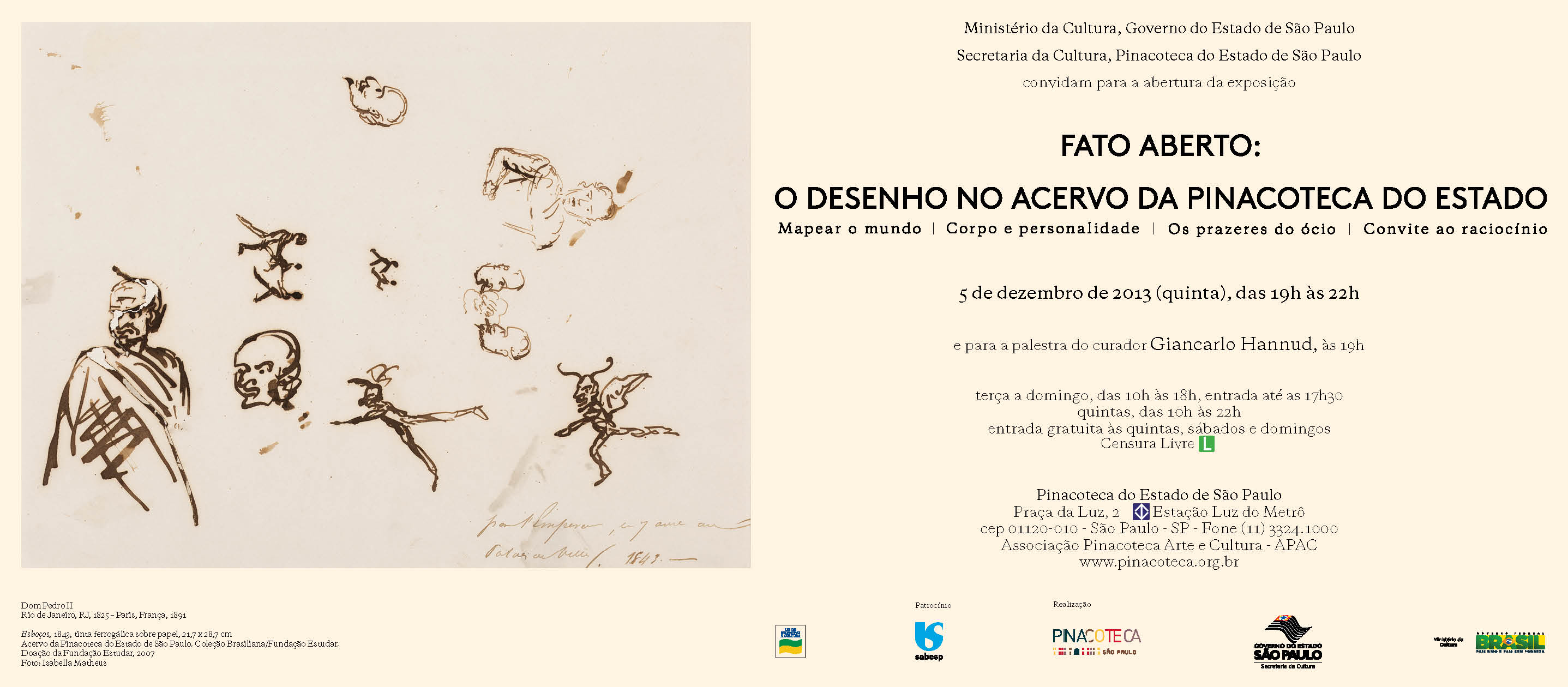 Pinacoteca de São Paulo convida: Exposição Fato Aberto