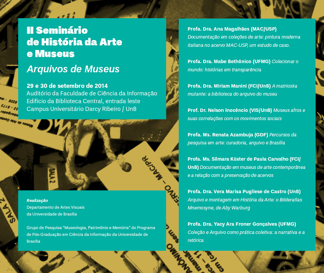 II Seminário de História da Arte e Museus