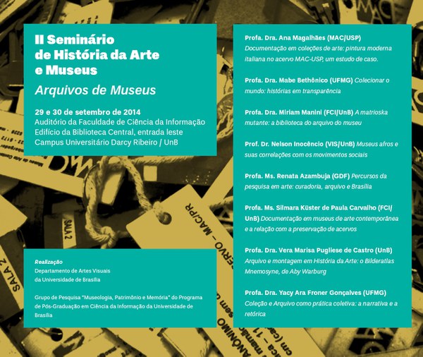 II Seminário de História da Arte e Museus
