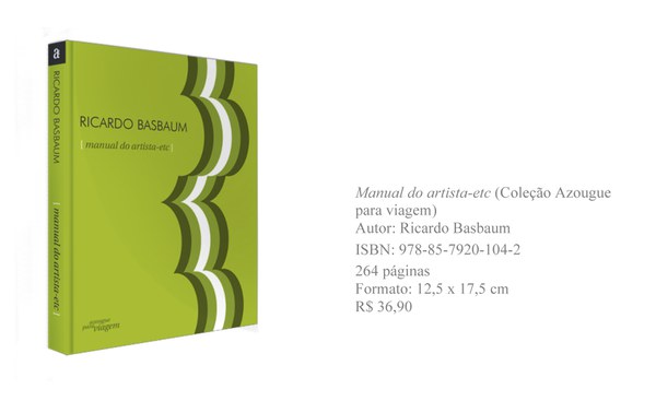 Lançamento: Manual do artista-etc