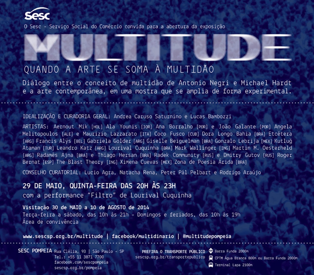 Multitude: quando a arte se soma à multidão