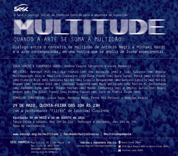 Multitude: quando a arte se soma à multidão