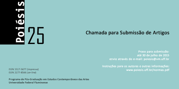 Chamada de artigos Revista Poiésis 25 do IACS/UFF