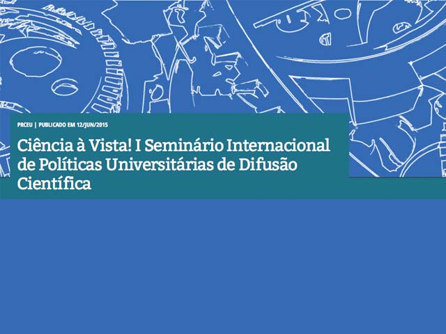 CONVITE - I Seminário Internacional - Ciência à Vista