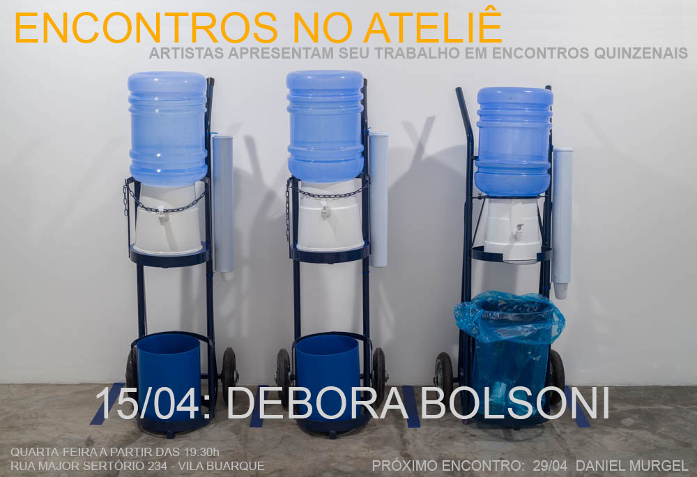 Encontro no ateliê - Débora Bolsoni 15/04