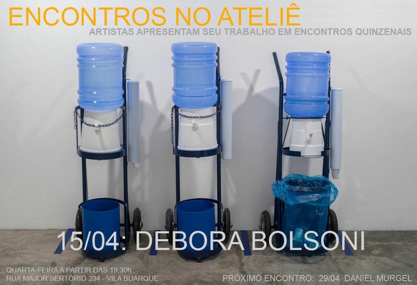 Encontro no ateliê - Débora Bolsoni 15/04