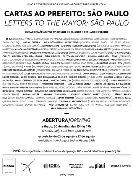 Convite Cartas ao prefeito