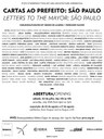 Convite Cartas ao prefeito