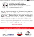  Prazo para inscrição de representantes regionais e conselho de orientação do SISEM-SP termina amanhã