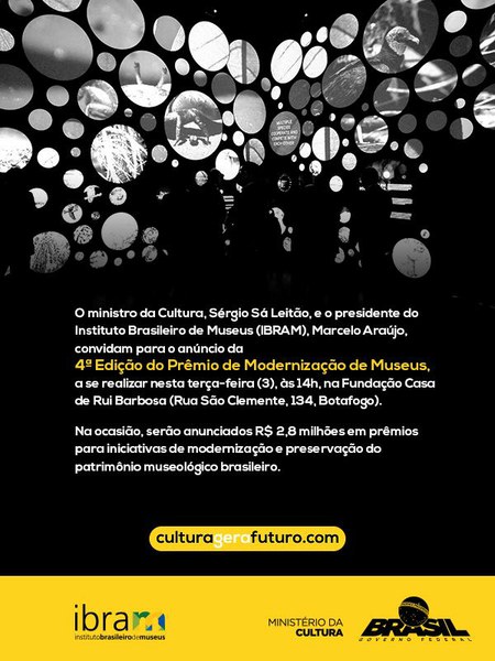 4ª Edição do Prêmio de Modernização de Museus