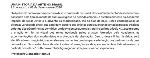 Museu Lasar Segall | Uma história da arte no Brasil | Última semana para inscrições