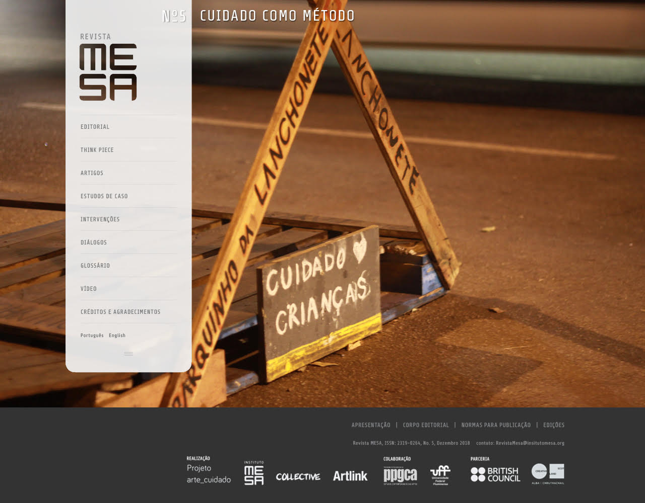 No ar! Revista MESA - Cuidado como método