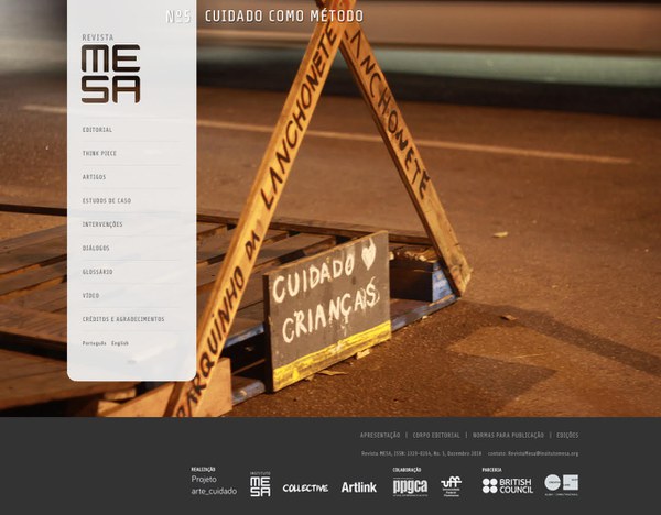 No ar! Revista MESA - Cuidado como método