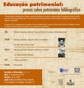 Educação patrimonial: prosas sobre patrimônio bibliográfico