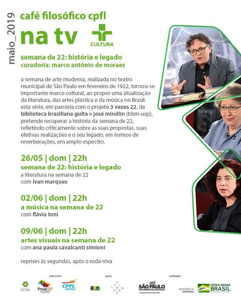 3x22 no Café Filosófico: história e legado da semana de 22