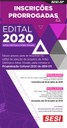 Prorrogado! Edital da Programação Cultural 2020 do SESI-SP, inscreva-se!