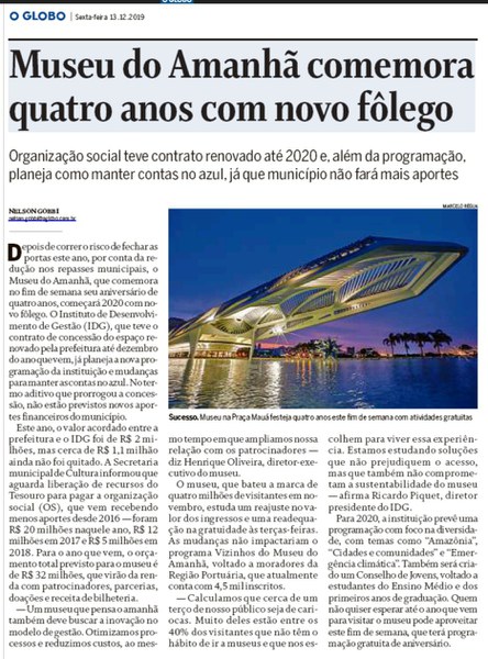 Museu do Amanhã comemora quatro anos com novo fôlego