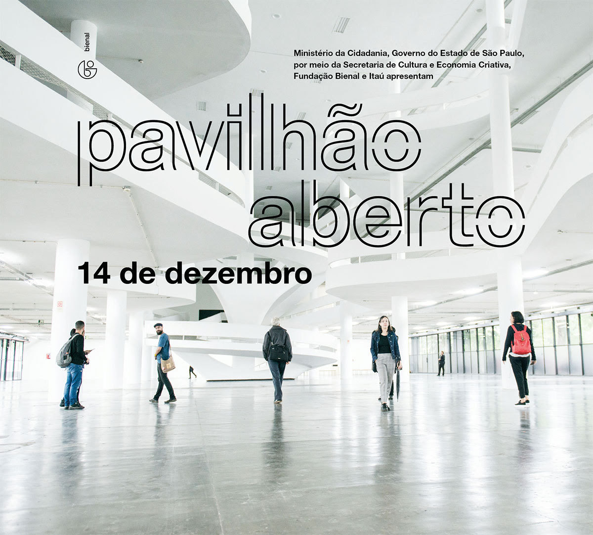 Pavilhão da Bienal aberto com Anna Helena Villela neste sábado!
