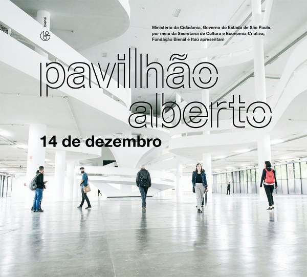 Pavilhão da Bienal aberto com Anna Helena Villela neste sábado!