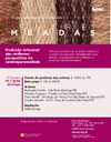 Produção artesanal das mulheres: perspectivas na contemporaneidade - BATE-PAPO COM MEDIAÇÃO DE ADÉLIA BORGES - 19/01