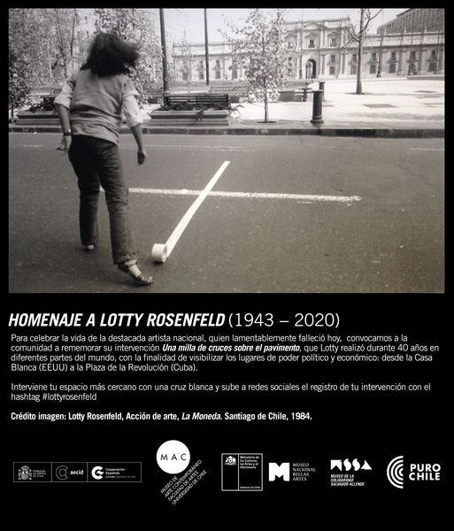 Homenaje a Lotty Rosenfeld (1943-2020)