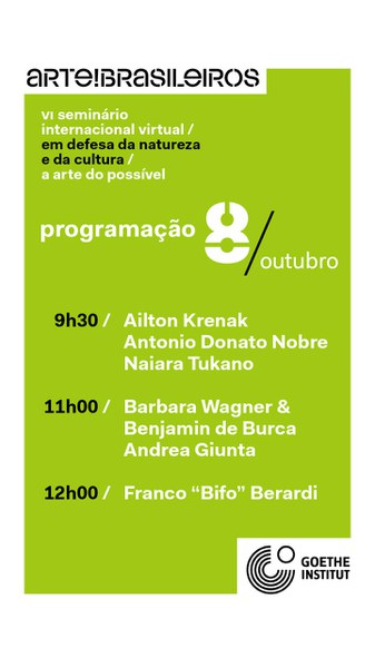VI Seminário Internacional ARTE!Brasileiros / Goethe-Institut