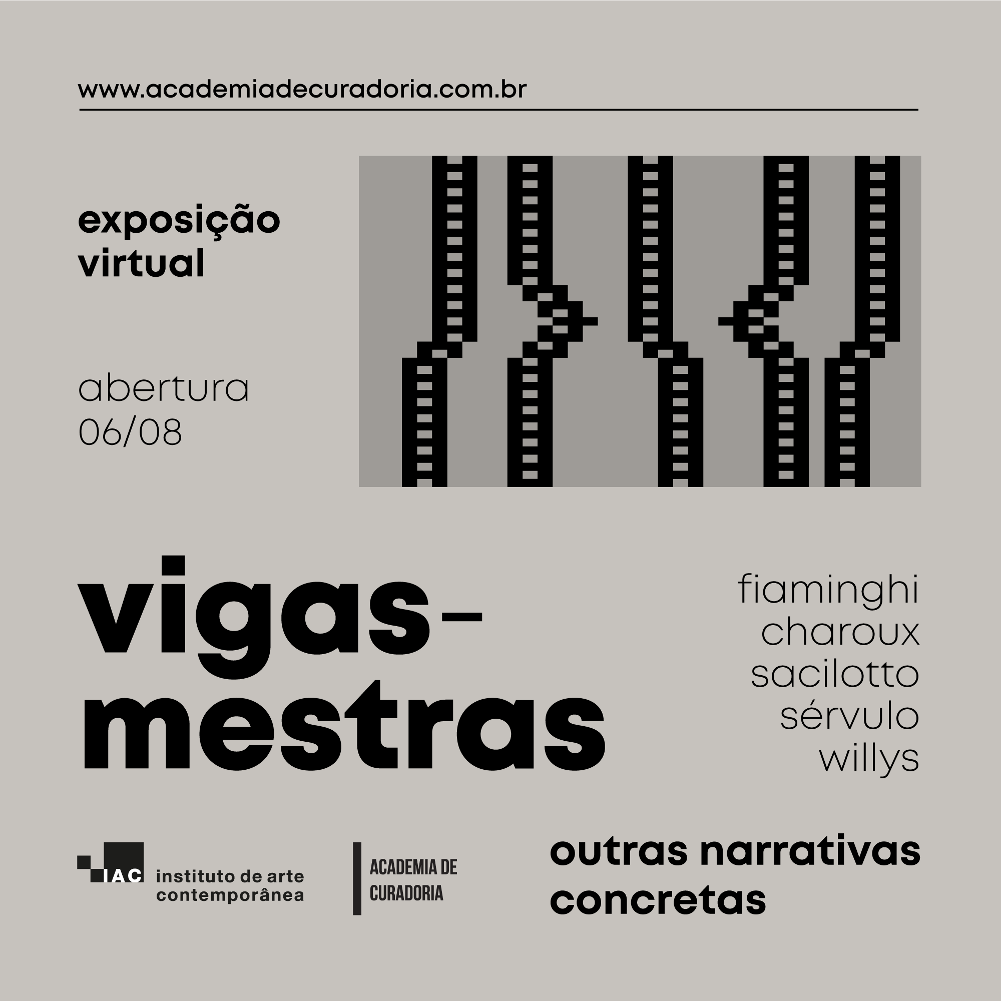Exposição virtual | vigas-mestras: outras narrativas concretas