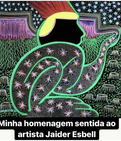 Minha homenagem sentida ao artista Jaider Esbell