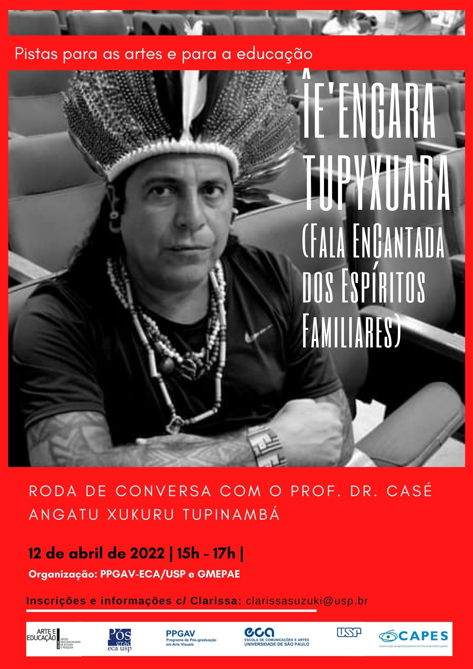 Roda de conversa com o professor Casé Angatu