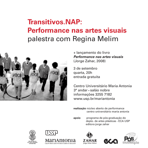 Transitivos.NAP Performance nas Artes Visuais