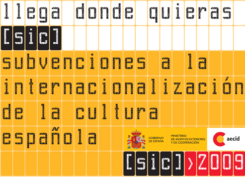 Convocatoria Subvenciones a la Internacionalización de la Cultura Española