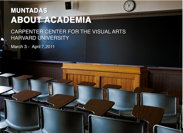 Muntadas: About Academia