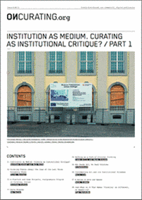Out now: ON-CURATING.ORG ISSUE 08