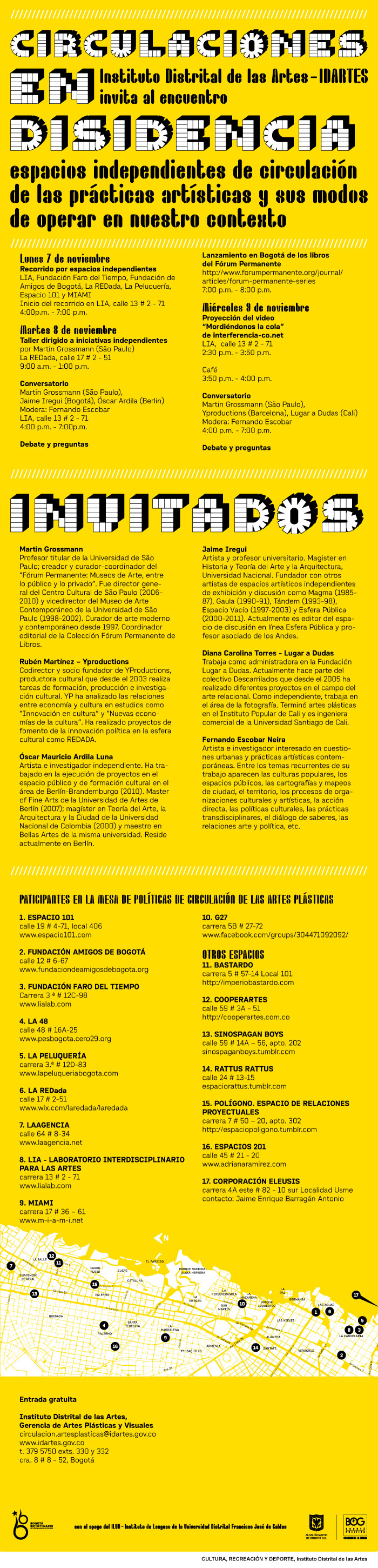 Circulaciones en Disidencia
