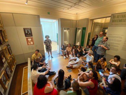 Visita ao Museu Paulista no Ipiranga_mediada pela professora Aline Montenegro Magalhães
